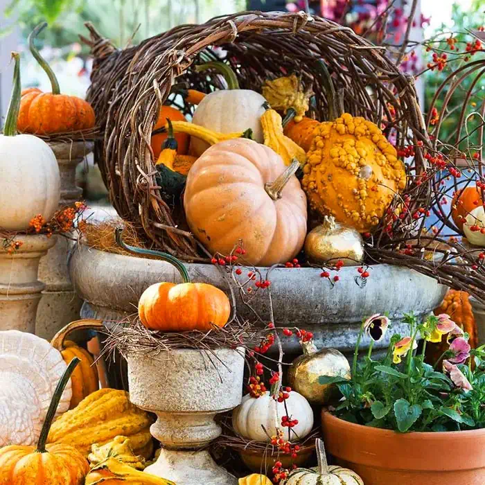 Fall Decorating with Nature