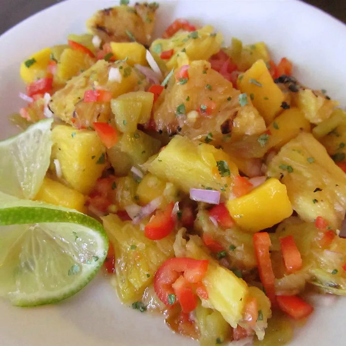 Grilled Pineapple Mango Salsa Recipe