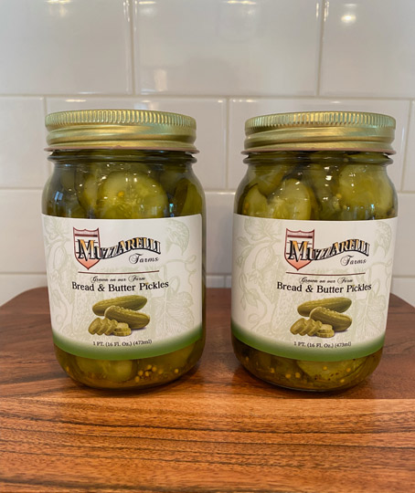 Buy Bread & Butter Pickles | Muzzarelli Farms in Vineland, NJ