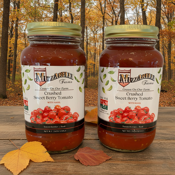 Buy Crushed Sweet Berry Tomato with Basil | Muzzarelli Farms in Vineland, NJ